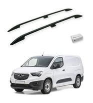 Turtle Opel Combo E 2019-2025 / Kısa Şasi Tavan Çıtası Crown Siyah