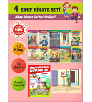 4.Sınıflar İçin Okumayı Sevdiren 10 lu Hikaye Seti 2 (Kitap Okuma Defteri Hediyeli)