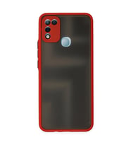 İnfinix 10 Play Kılıf Montreal Kapak - Kırmızı