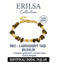 Sertifikalı İnci ve Labradorit Taşı Bileklik – Sezgi ve Koruma (Çok Renkli)