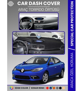 RENAULT FLUENCE NAVİGASYONSUZ KÜÇÜK EKRANLI (2009-2013) Torpido Örtüsü Göğüs Koruma