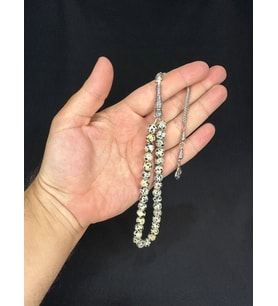 JASPER TAŞI BENEKLİ DOĞALTAŞ TESBİH KÜRE KESİM 8MM T-550 (Çok Renkli)