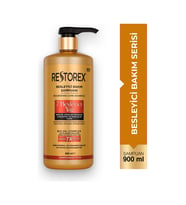 Restorex 7 Besleyici Yağ Şampuan 900 ml – Parlaklık ve İpeksi Yumuşaklık - Kuru, Normal ve Yıpranmış Saçlar