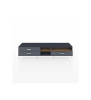 Hyperion TV Ünitesi 2 Raflı 3 Çekmeceli  220x44x51 Antrasit-Çam/Antrasit
