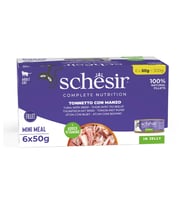 Schesir C106 Multipack Ton Balıklı ve Biftekli Kedi Yaş Maması 50 Gr x 6 Adet