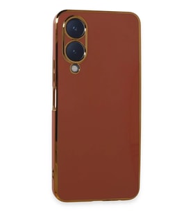 Newface Vivo Y17S Kılıf Volet Silikon - Kırmızı
