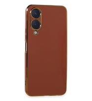 Newface Vivo Y17S Kılıf Volet Silikon - Kırmızı