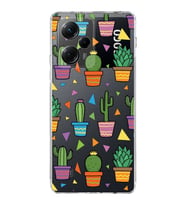 PrintiFy Xiaomi Poco X5 Pro ile Uyumlu 1mm Slim Fit Water Color 4 Baskılı Şeffaf  Kılıf