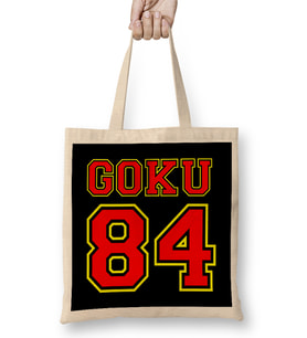 Dragon Ball Z Goku Number Varsity Bez Çanta Uzun Saplı