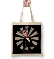 Dagwood Bumstead Retro Japanese Bez Çanta Uzun Saplı