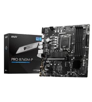 MSI PRO B760M-P Intel B760 LGA1700 DDR5 6800MHz (OC) VGA/HDMI/DP M.2 RGB mATX Anakart (Siyah)
