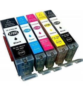 Eko Kartuş Canon Pixma MG-6853 5 Renk PGI-570 CLI-571 Muadil Kartuş,