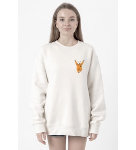 One Piece Anime Bepo Beyaz Kadın 2ip Sweatshirt
