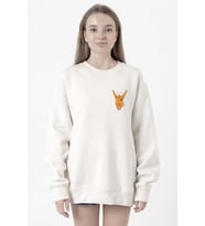 One Piece Anime Bepo Beyaz Kadın 2ip Sweatshirt