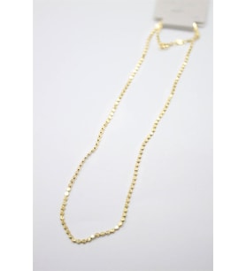 Ezme Zincir Kolye - 45 cm - Altın