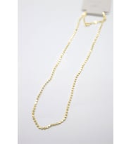 Ezme Zincir Kolye - 45 cm - Altın