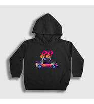 Presmono Unisex Çocuk Siyah 88 Mph Film Geleceğe Dönüş Back To The Future Kapüşonlu Sweatshirt 242857tt