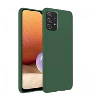 Samsung Galaxy A53 İnce Mat Silikon Kılıf Haki