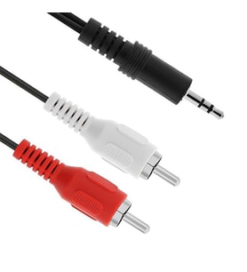 PowerMaster PM-426 3.5mm to 2xRCA Stereo Ses Kablosu - 1.5 Metre