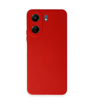 Xiaomi Redmi 13c Kılıf Nano İçi Kadife Silikon - Kırmızı