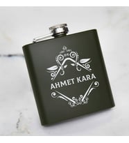 Erkeğe Hediye Elit İçki Matarası 6 Oz Yeşil