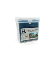 SÜDOR MONA LISA TM1-48 TOUCHBLACK ÇİFT UÇLU MARKER SAPLI PVC KUTU 48 RENK