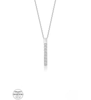 SWAROVSKİ ZİRCONİA DİLEK TAŞI 925 AYAR GÜMÜŞ KOLYE