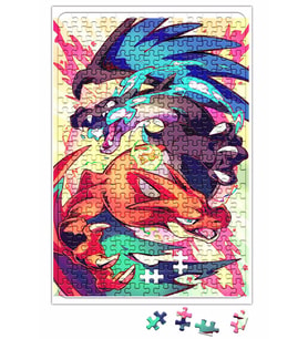 POKEMON CHARIZARD MEGA EVO Puzzle 240 Parça Yapboz