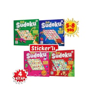 Stickerli Sudoku Serisi (5-8 Yaş) - Dikkat Geliştiren Bulmacalar
