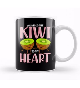 You Hold The Kiwi To My Heart Adorable Kiwis Pun Kupa Bardak Porselen