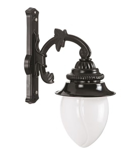 AVONNI BAP-68058-BSY-OP Siyah Boyalı Dış Mekan Aydınlatma E27 Aluminyum Akrilik Cam 35x22cm