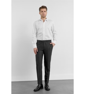 Siyah Yan Cep Comfort Fit Esnek Pantolon 1003255176