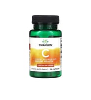 Swanson, Vitamin C with Rose Hips, 30 Kapsül