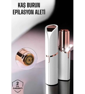 Mey İthalat® Taşınabilir ve Şık Yüz Kaş Epilatörü Hassas Ciltlere Özel