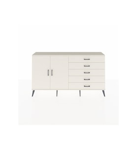 Arges Konsol 4 Raflı 5 Çekmeceli 2 Kapaklı 176x30x99 Aytaşı-Aytaşı