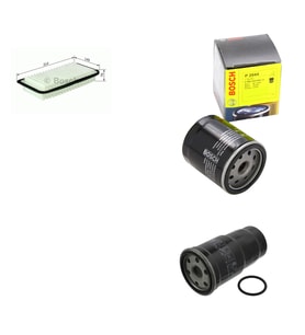 Bosch Filtre Bakım Seti Toyota Yaris 1.4 D 4D 2006-2008 Dizel Hava + Yağ f. + Yakıt Filtre Bosch