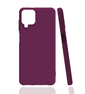 Lexroo Galaxy A12 Kılıf Biye Silikon - Mor
