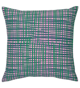 IKEA HAMNKRASSING pembe-mavi yeşil 50x50 cm kırlent kılıfı