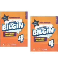 Kırmızı Beyaz Efsane Bilgin Hafta Sonu Ödevlerim 4.Sınıf (2 KİTAP)
