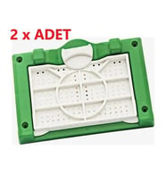 Plastik Kovan Uçuş Tahtası-Küçük Boy-2 Adet (Kahverengi)