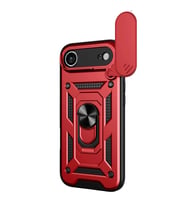 İphone 17 Air Pars Lens Yüzüklü  - Kırmızı