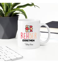 Rehber Öğretmen İsme Özel Kupa (Beyaz)