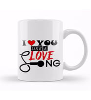 Gift  I Love You Like A Love Song Kupa Bardak Porselen