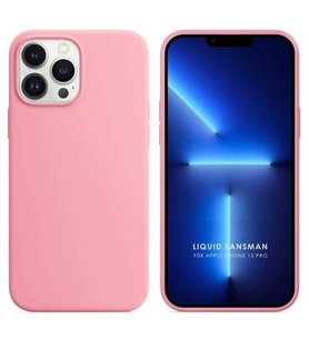 Apple iPhone 13 Pro 6.1'' Liquit Lansman Silikon Pembe