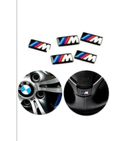 Bmw M Logo Jant Direksiyon Sticker (5 ADET) (Kamuflaj)