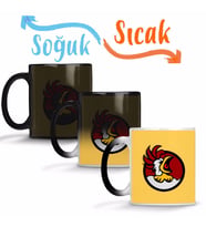 Rooster Sihirli Kupa Bardak Porselen