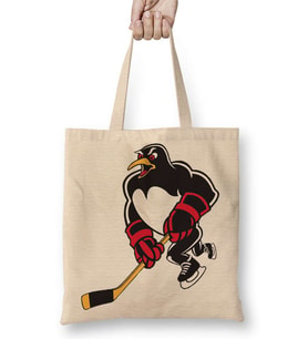 Black Pittsburgh Penguins Bez Çanta Uzun Saplı
