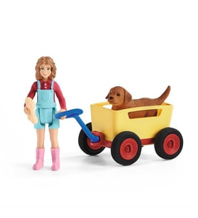 Schleich Yavru Köpek Arabası 42543