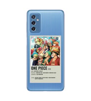 Samsung Galaxy M52 Uyumlu One Piece Desenli Şeffaf Telefon Kılıfı