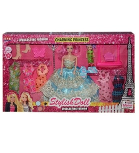 Mey İthalat® 264 EDANUR BEBEK ELBİSE SETLİ